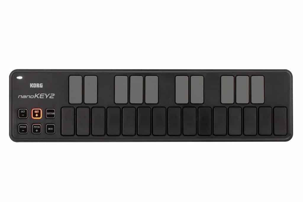 Korg 25 Key Midi Controller (NANOKEY2BK) - best cheap midi keyboard