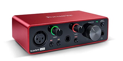 Focusrite Scarlett Solo (3rd Gen) USB Audio Interface with Pro Tools