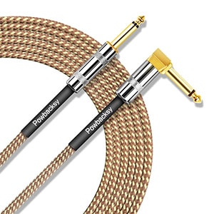 best guitar cables - Powbacksy's 10ft Guitar Cable Gold Plated