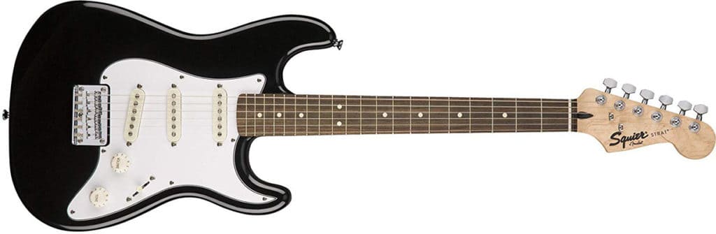 Squier by Fender Short Scale (24") Stratocaster - best short scale bass guitar