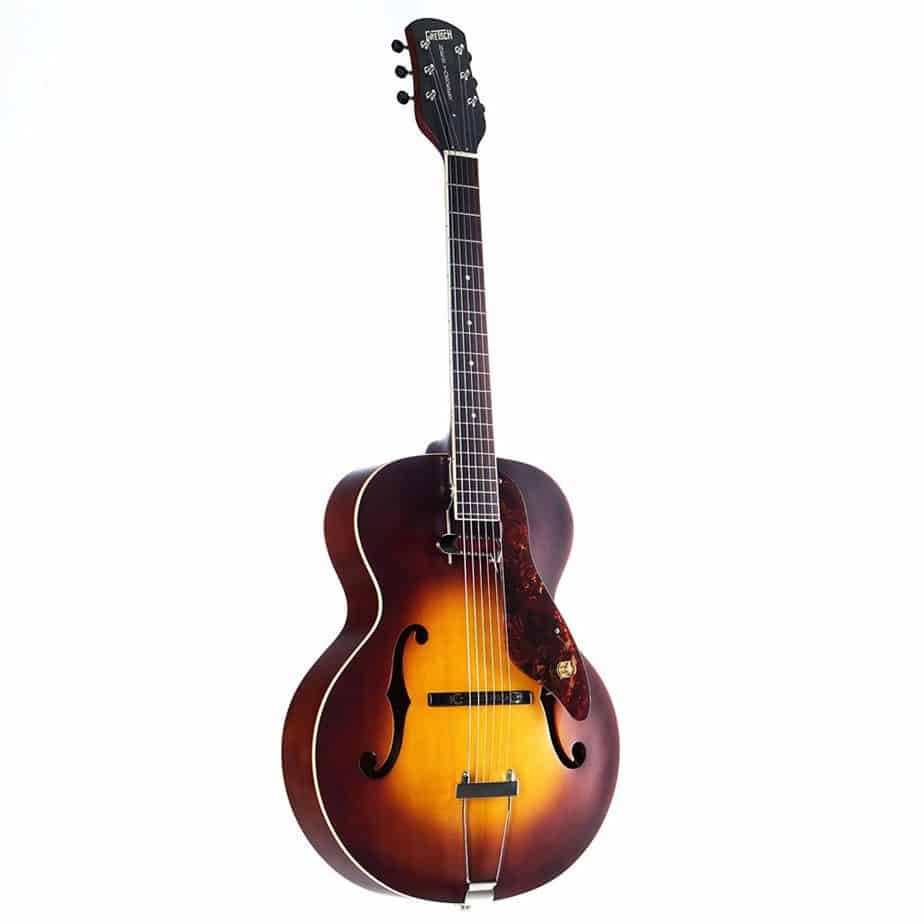  Gretsch-Guitars-9555-New-Yorker-Archtop-Acoustic-Electric-Guitar-Sunburst 