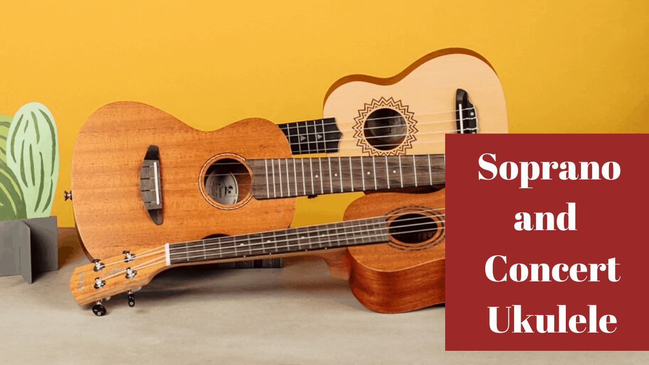 What is the difference between a soprano ukulele and a concert ukulele?