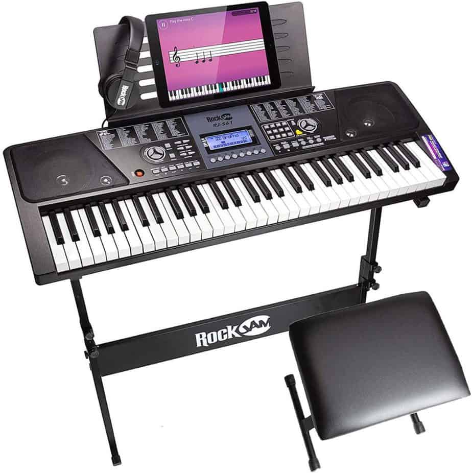  RockJam 61-Key Electronic Keyboard Piano 