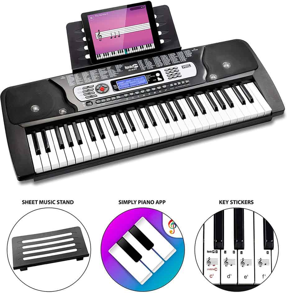 Rockjam 54-key portable electronic piano