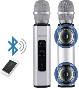 MCHATTE Bluetooth Karaoke Microphone
