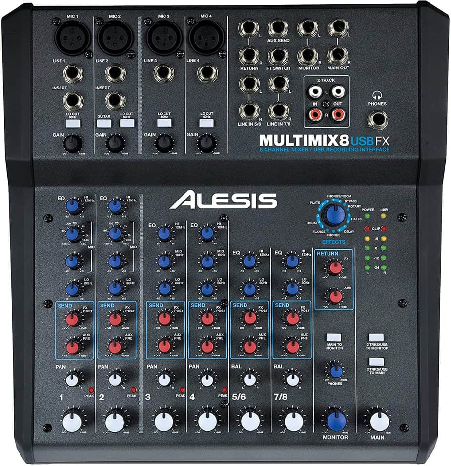 Alesis MultiMix 8 USB FX Audio Interface