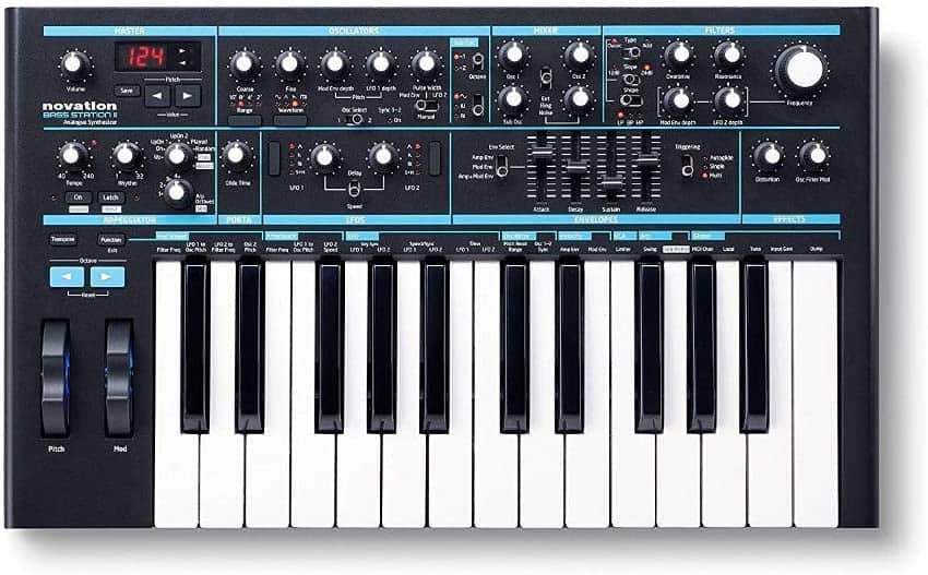 Best synthesizers for hip hop – Novation bass station II 