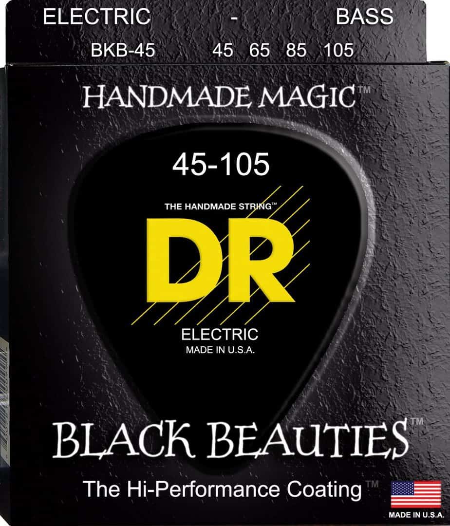 Black Coated Black Beauties- Bass Strings from DR