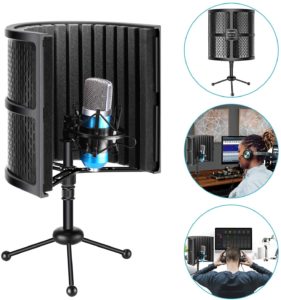 Neewer Tabletop Microphone Isolation Shield