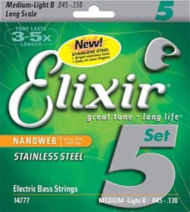 Stainless Steel Bass Strings from Elixir
