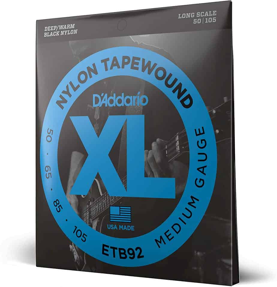 Tapewound Bass Strings (Medium) from D’Addario