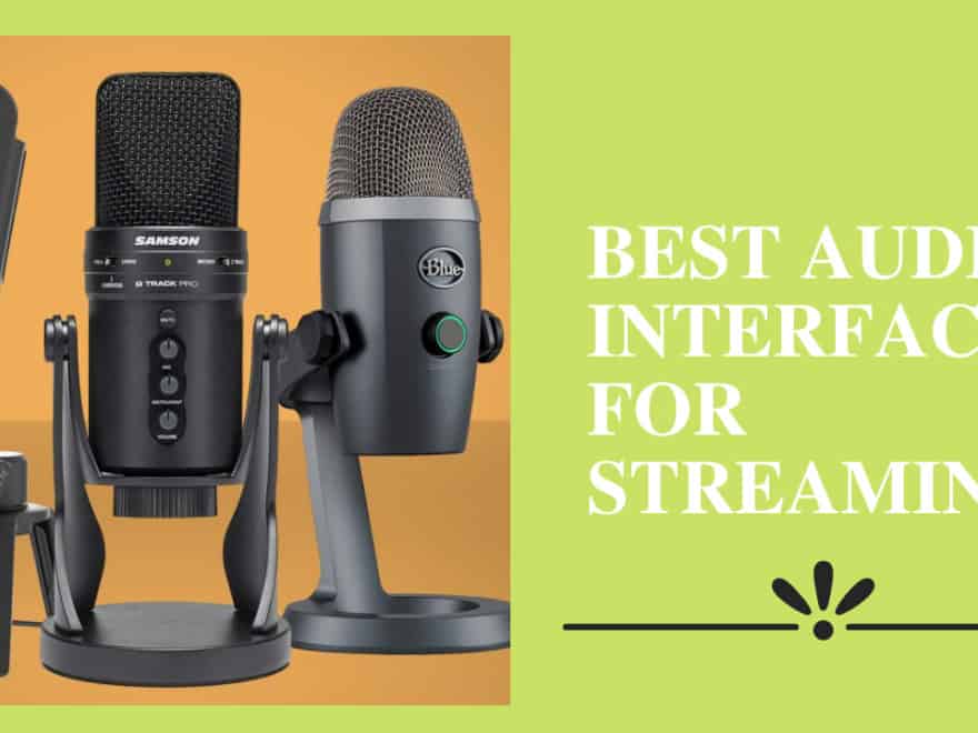 best audio interface for streaming
