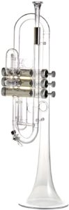 PAMPET Plastic Trumpet transparent C trumpet