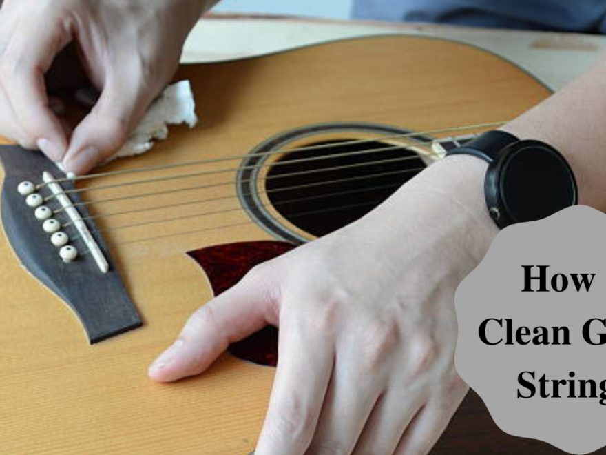 how to clean guitar strings