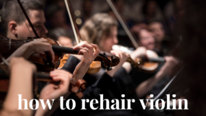 how to rehair violin