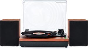 how to connect turntable to speakers